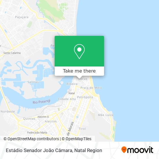 Mapa Estádio Senador João Câmara