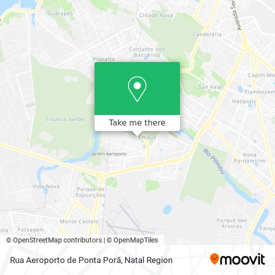 Rua Aeroporto de Ponta Porã map