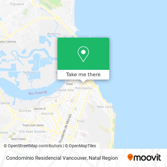 Condomínio Residencial Vancouver map