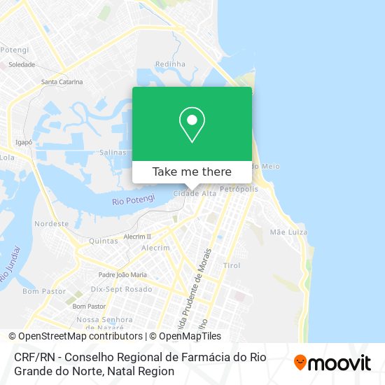 How to get to CRF / RN - Conselho Regional de Farmácia do Rio Grande do  Norte in Cidade Alta by Bus?