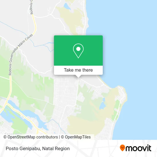 Posto Genipabu map