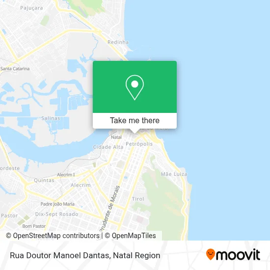 Rua Doutor Manoel Dantas map