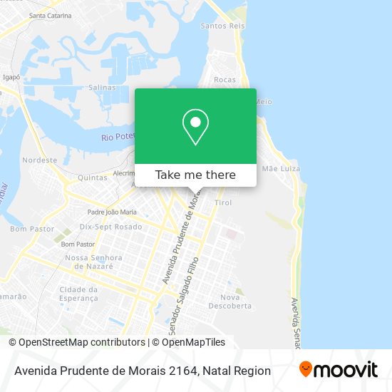 Avenida Prudente de Morais 2164 map