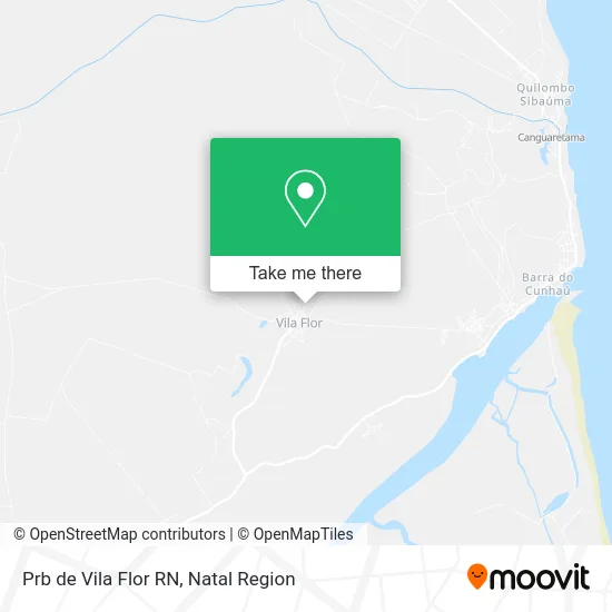 Prb de Vila Flor RN map