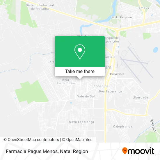 Farmácia Pague Menos map