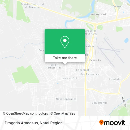 Drogaria Amadeus map