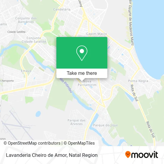 Lavanderia Cheiro de Amor map
