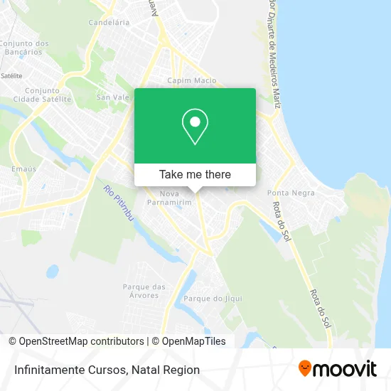 Infinitamente Cursos map