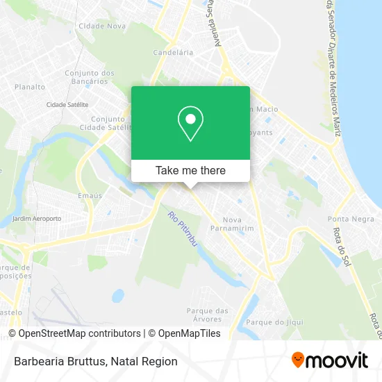 Barbearia Bruttus map