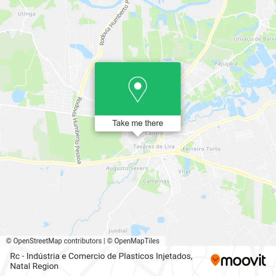 Rc - Indústria e Comercio de Plasticos Injetados map