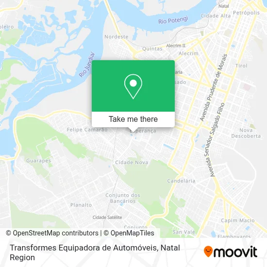 Transformes Equipadora de Automóveis map