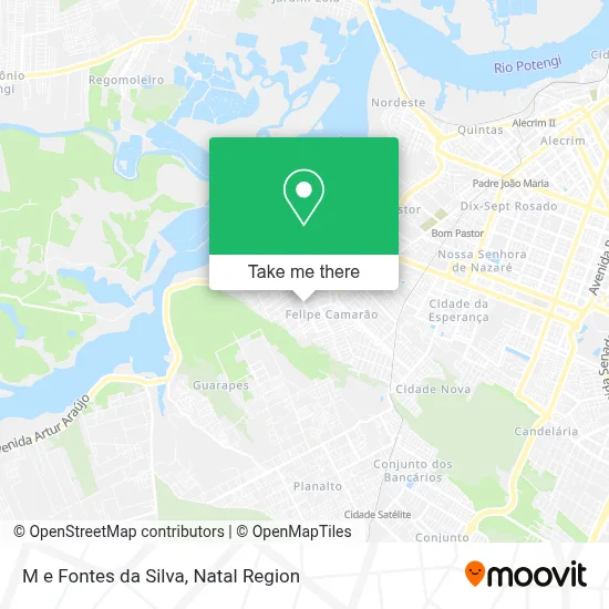 M e Fontes da Silva map