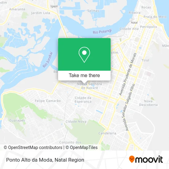 Ponto Alto da Moda map