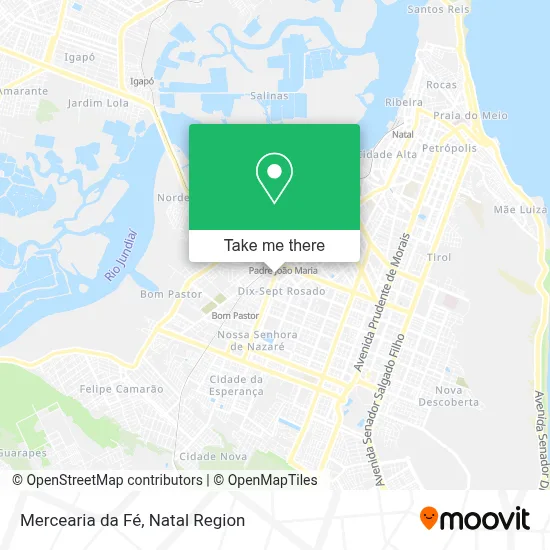 Mercearia da Fé map