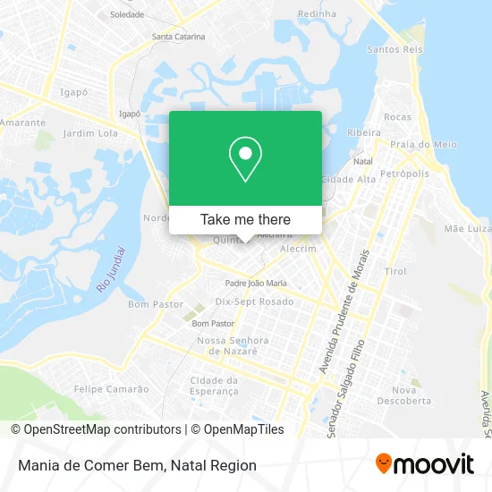 Mania de Comer Bem map