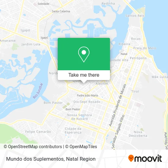 Mundo dos Suplementos map