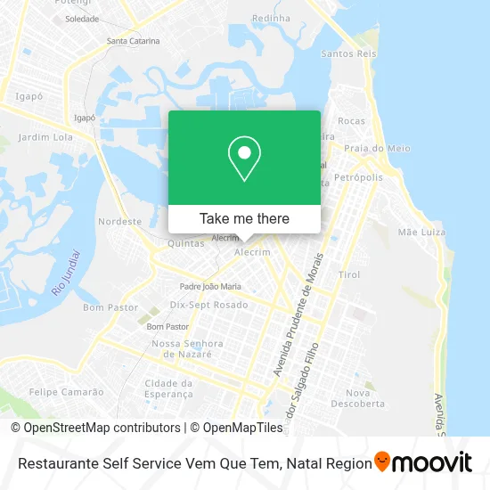 Restaurante Self Service Vem Que Tem map