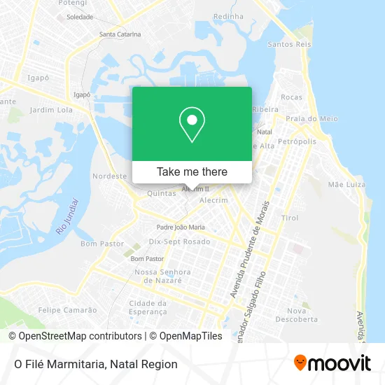 O Filé Marmitaria map