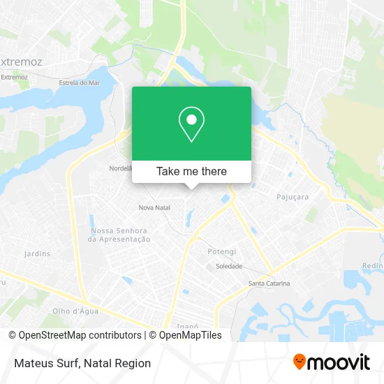 Mateus Surf map