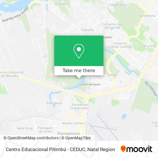 Centro Educacional Pitimbú - CEDUC map