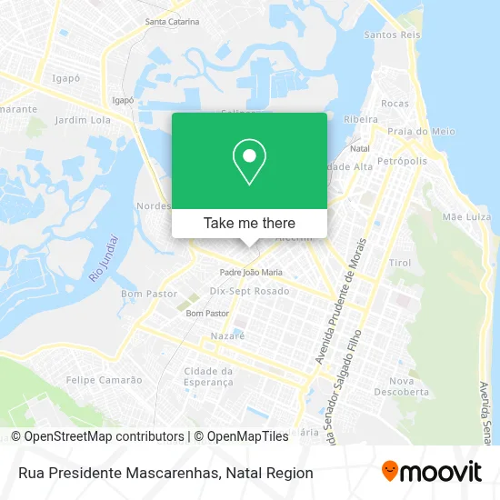 Rua Presidente Mascarenhas map