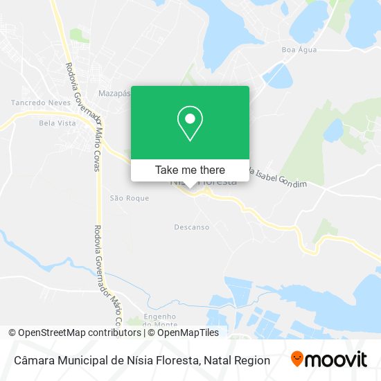 Câmara Municipal de Nísia Floresta map