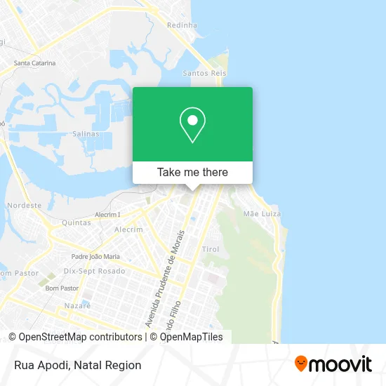 Rua Apodi map
