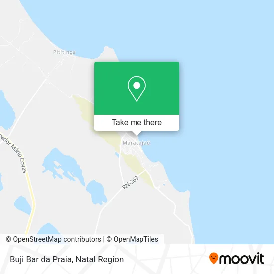 Buji Bar da Praia map