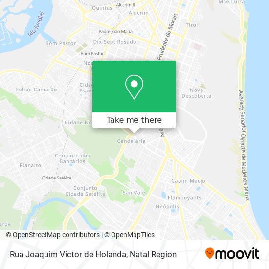 Mapa Rua Joaquim Victor de Holanda