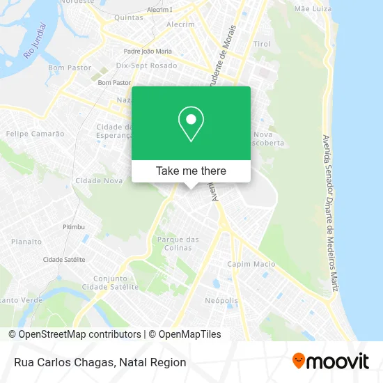 Rua Carlos Chagas map