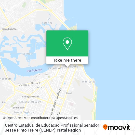 Centro Estadual de Educação Profissional Senador Jessé Pinto Freire (CENEP) map
