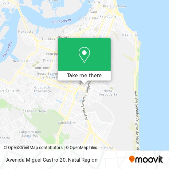 Avenida Miguel Castro 20 map
