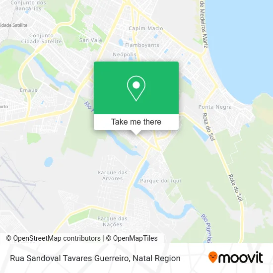 Rua Sandoval Tavares Guerreiro map