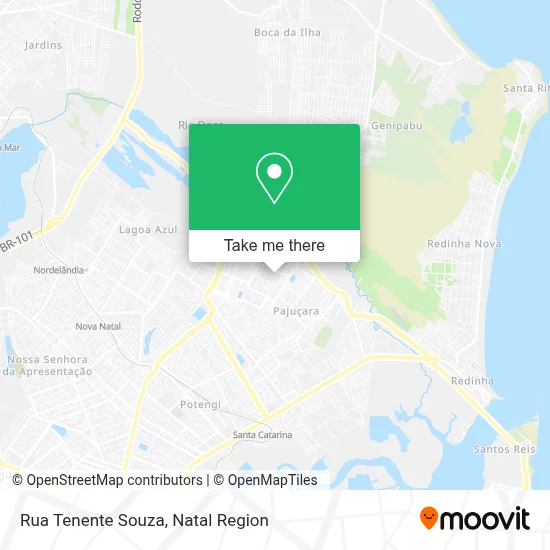Rua Tenente Souza map