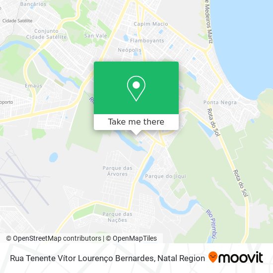 Rua Tenente Vítor Lourenço Bernardes map