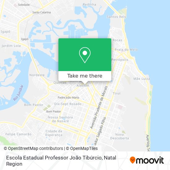 Escola Estadual Professor João Tibúrcio map