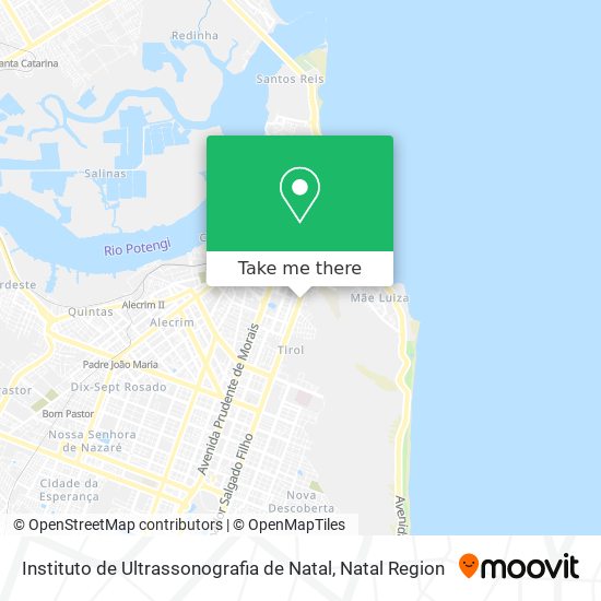 Instituto de Ultrassonografia de Natal map