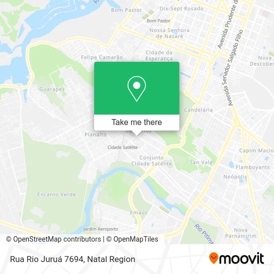 Rua Rio Juruá 7694 map