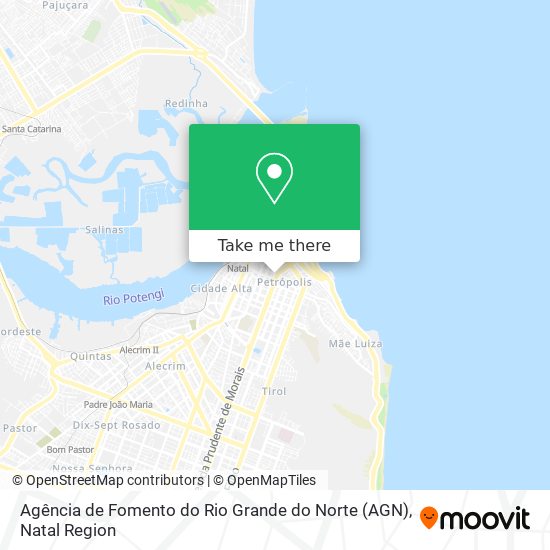 Agência de Fomento do Rio Grande do Norte (AGN) map