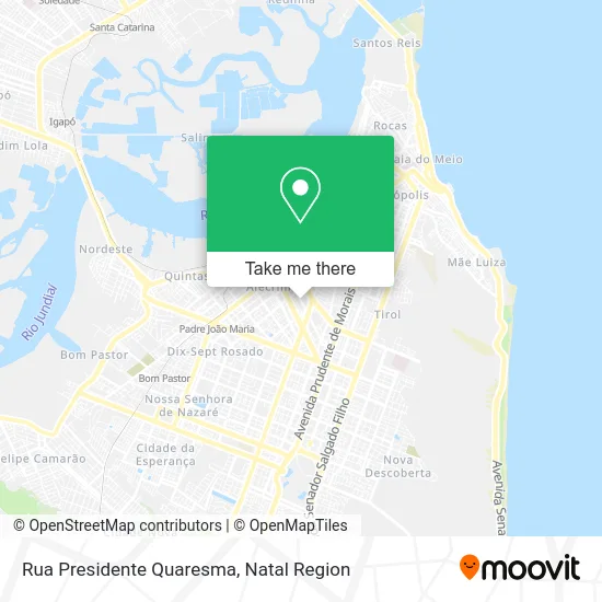 Rua Presidente Quaresma map