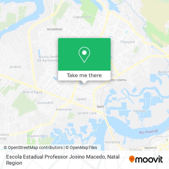 Escola Estadual Professor Josino Macedo map