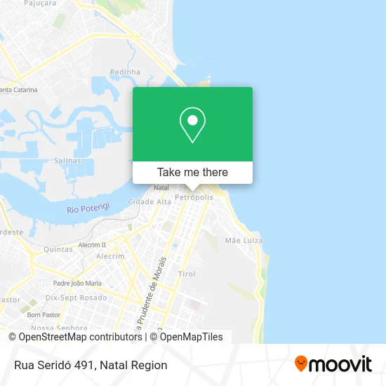 Rua Seridó 491 map