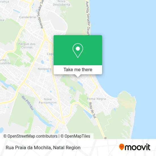 Rua Praia da Mochila map