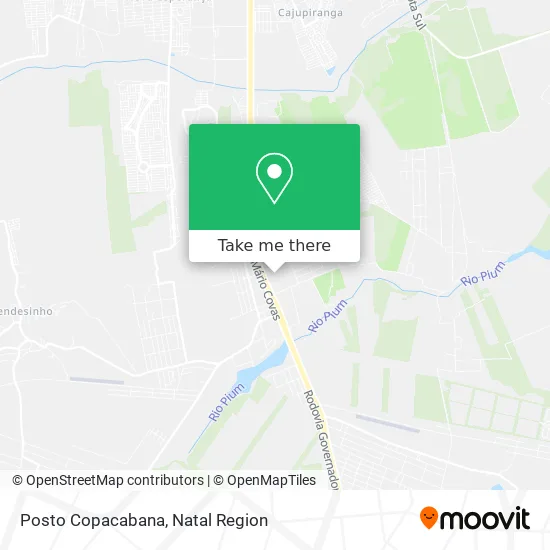 Posto Copacabana map