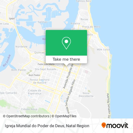 Igreja Mundial do Poder de Deus map