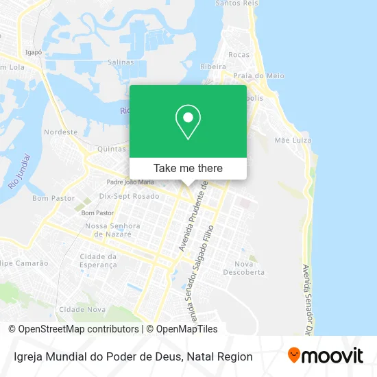 Igreja Mundial do Poder de Deus map