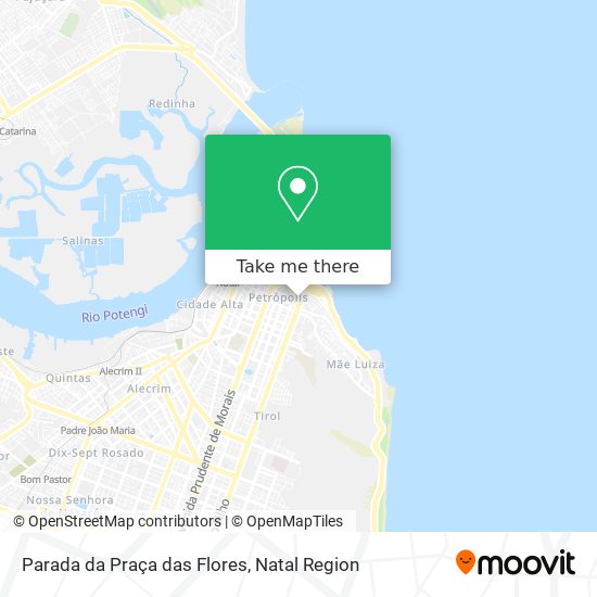 Parada da Praça das Flores map