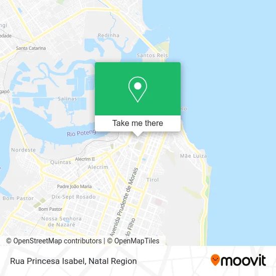 Rua Princesa Isabel map