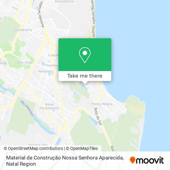 Material de Construção Nossa Senhora Aparecida map