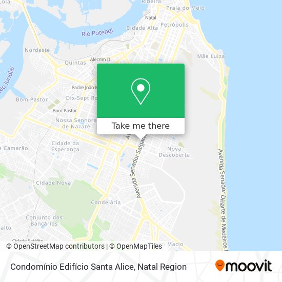 How to get to Condomínio Edifício Santa Alice in Lagoa Nova by Bus or Train?